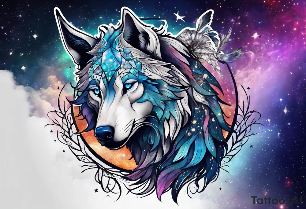 Constellation, animal, tattoo idea