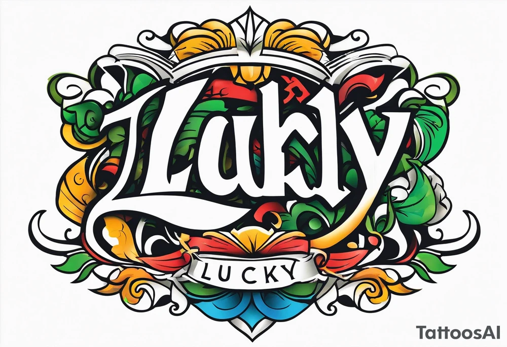 LUCKY5 tattoo idea