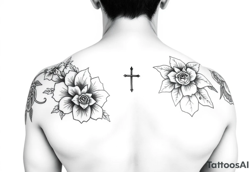 Full sleeve Japanese and Polynesian tattoo idea