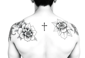 Full sleeve Japanese and Polynesian tattoo idea
