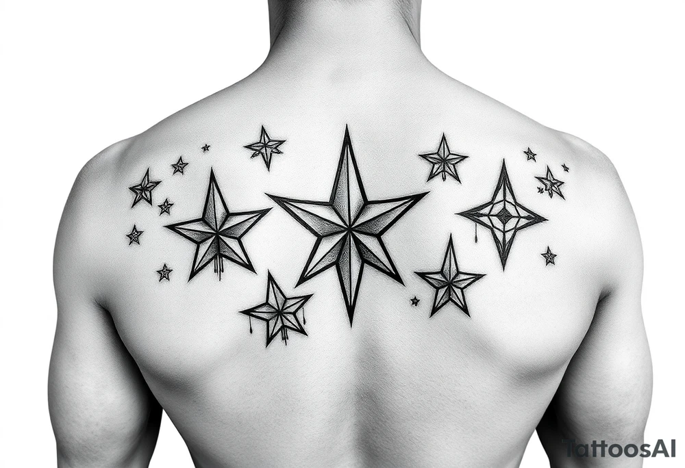 Stars tattoo idea