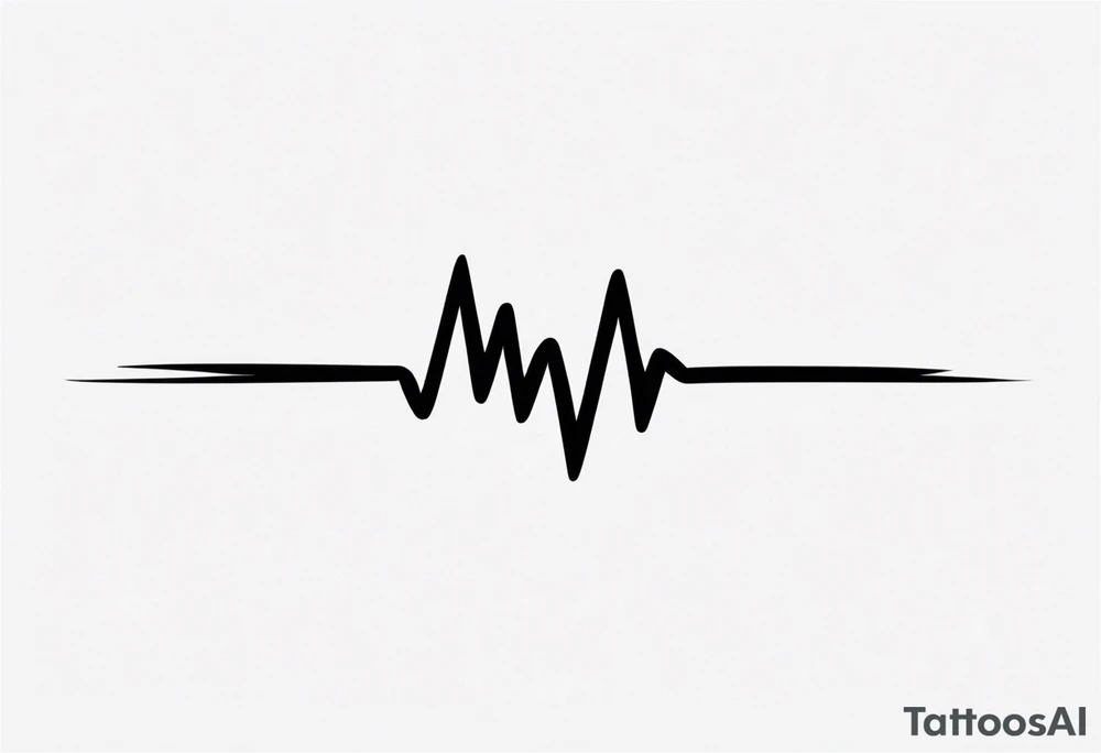 heartbeat with initials JC SS DS JC spaced out tattoo idea heartbeat with initials JC SS DS JC spaced out tattoo idea