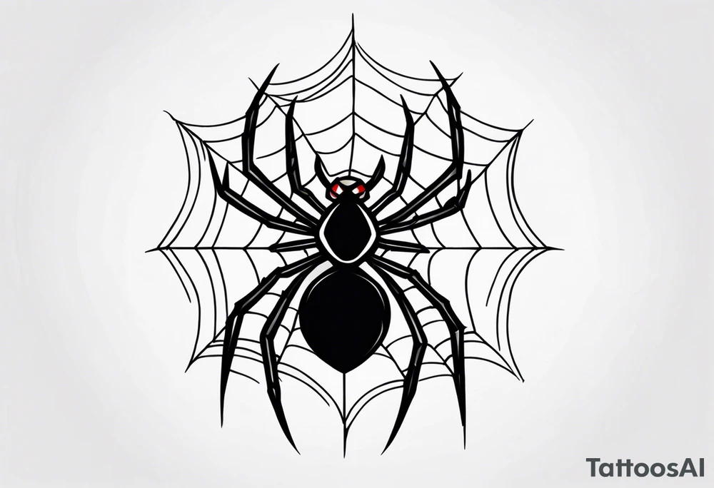 Spider tattoo idea