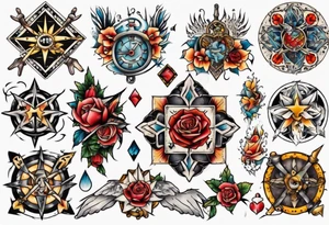 Patchwork Tattoo Style tattoo idea