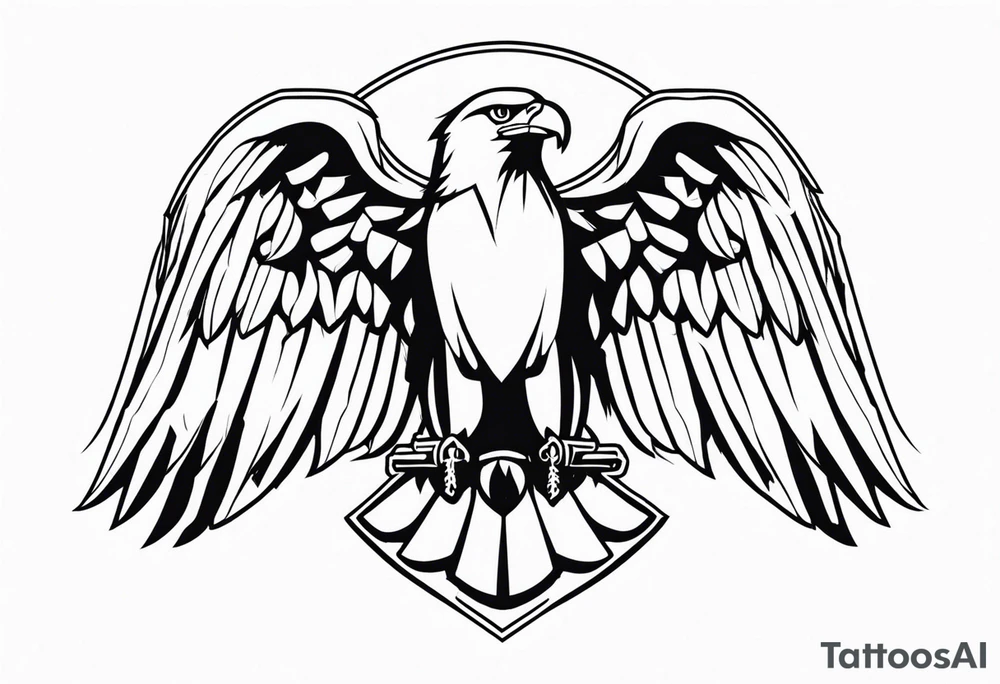 eagle Christian catholic for shoulder tattoo idea
