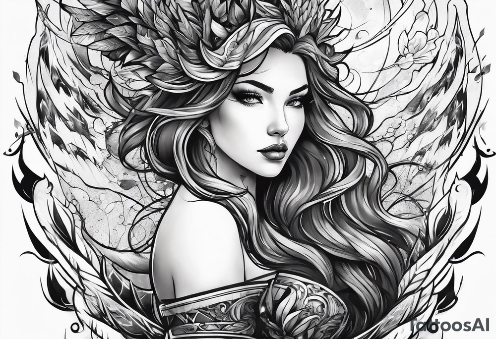 (flash of) lightning tattoo idea