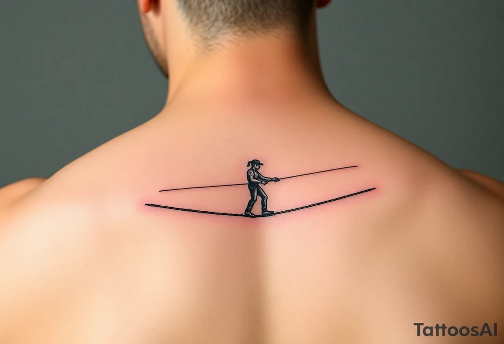 Slackline tattoo idea