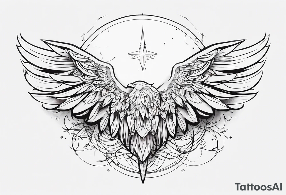 wings tattoo idea
