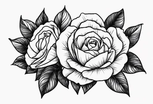 Zwei Rosen mit Leuchtturm tattoo idea