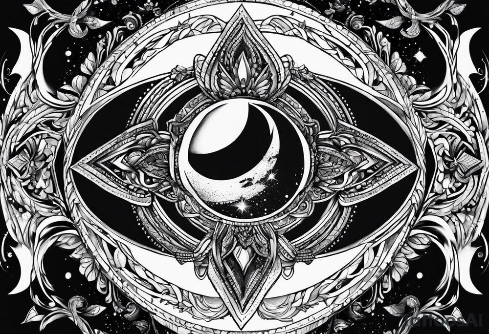 Galaxy shoulder tattoo tattoo idea
