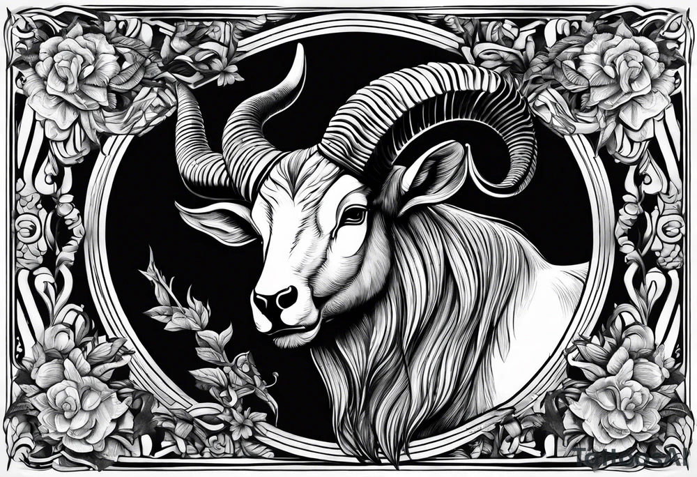 capricorn with a shotgun tattoo idea