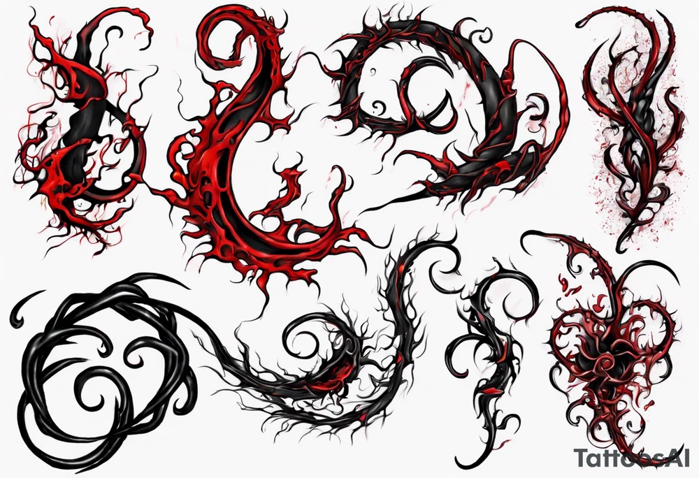 Blood
Tendril
Red
Black
Corruption tattoo idea