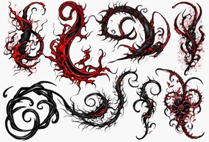 Blood
Tendril
Red
Black
Corruption tattoo idea