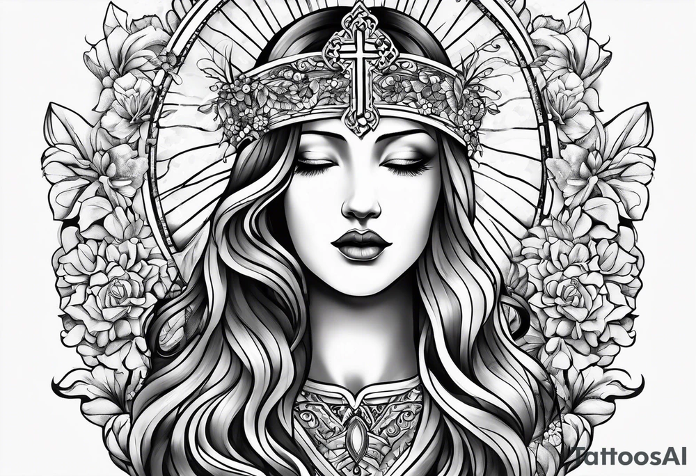 "Falling in love with Jesus" tattoo idea
