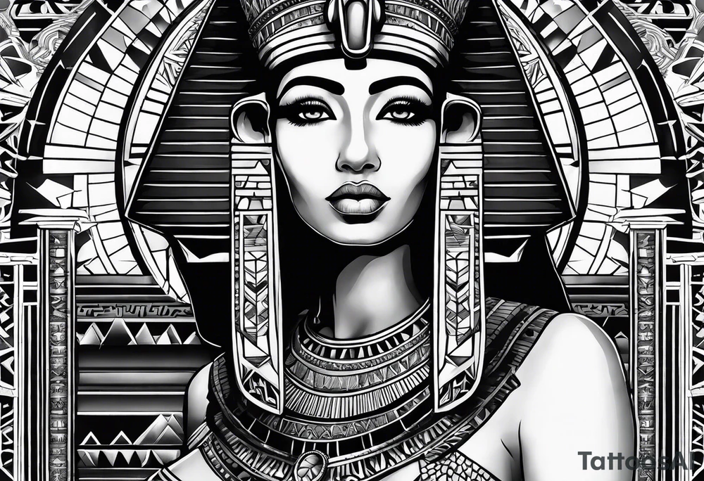 egyptian theme , cleopatra , pyramids, all seeing eye forearm tattoo idea egyptian theme , cleopatra , pyramids, all seeing eye forearm tattoo idea