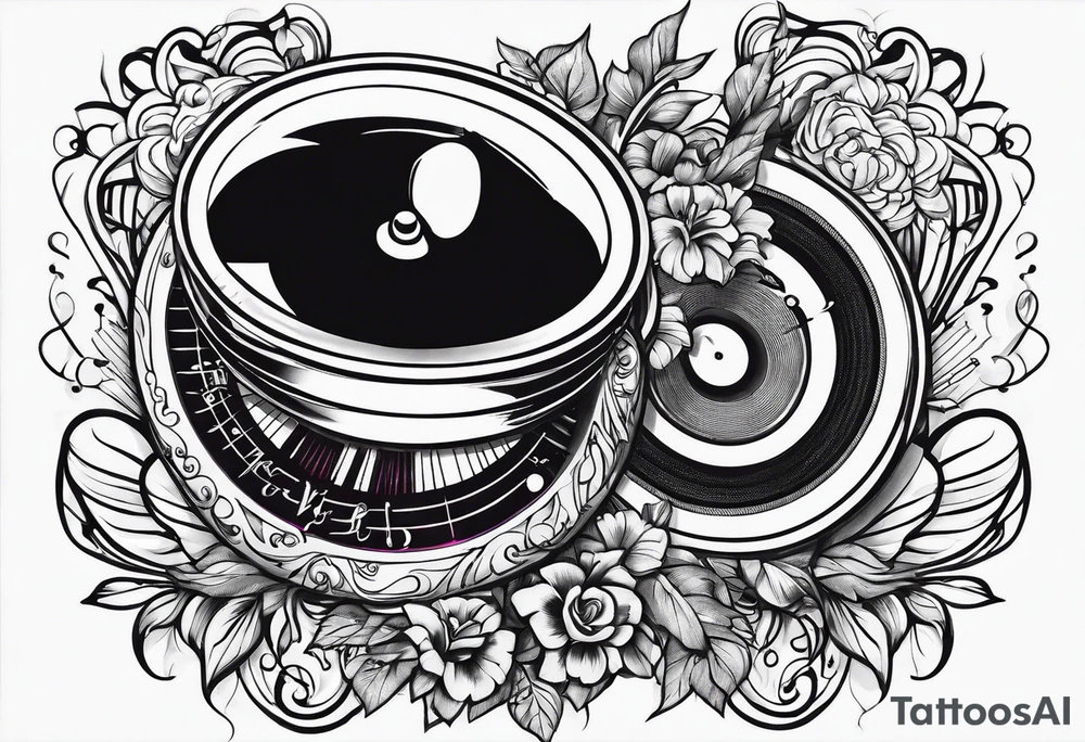 Music tattoo idea