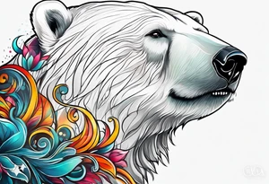 polar bear in italy tattoo idea