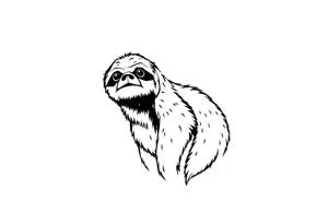 sloth tattoo idea