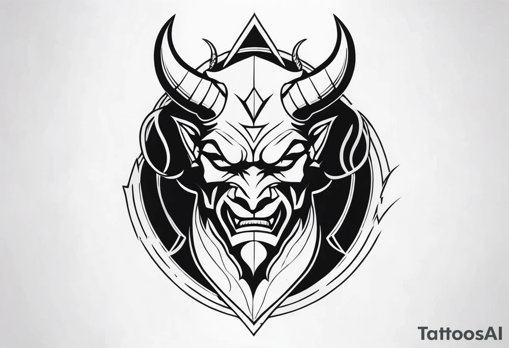 devil tattoo idea