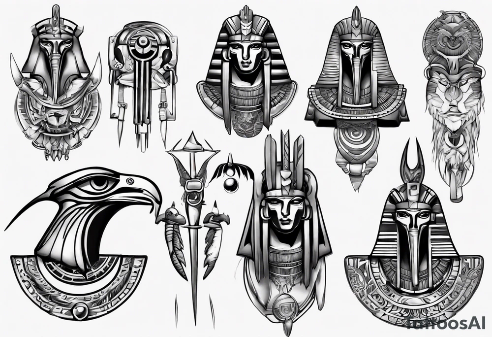 the legend horus tattoo idea