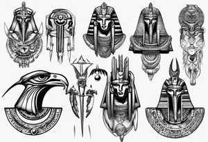 the legend horus tattoo idea