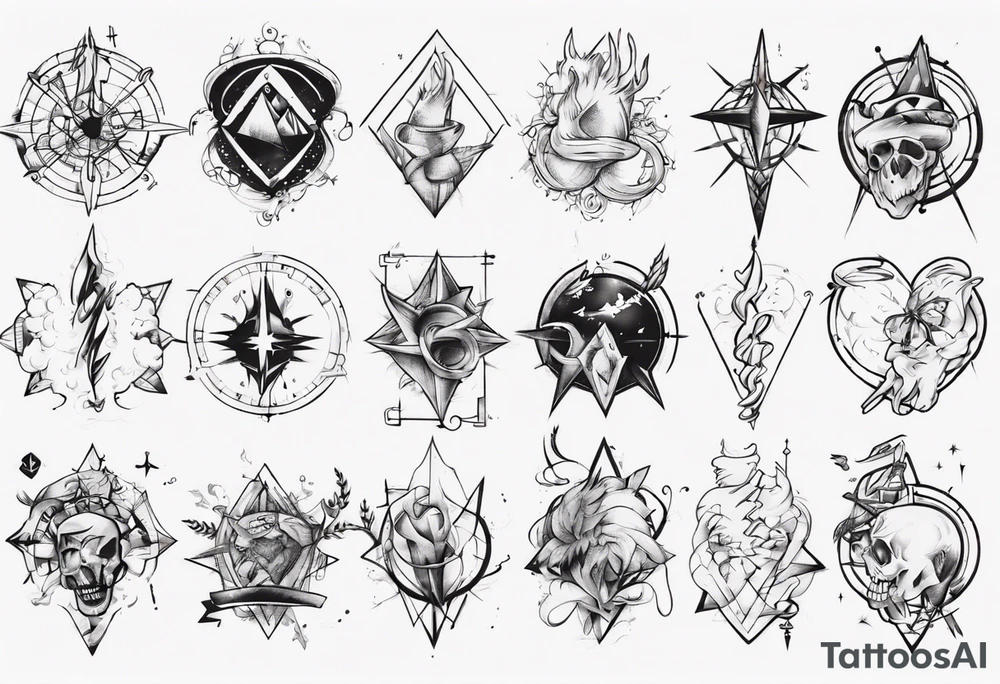 Friendship graph tattoo idea