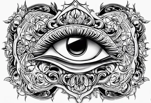 Cloak covering dagger tattoo idea