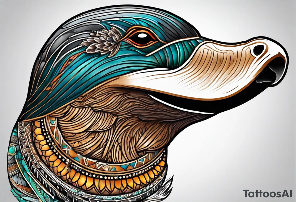 Platypus tattoo idea