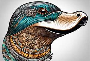 Platypus tattoo idea
