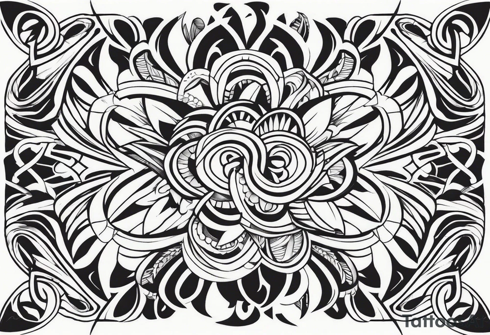 hawaian tribal tattoo idea