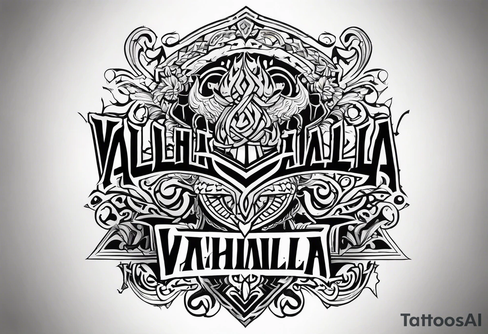 Valhalla tattoo idea