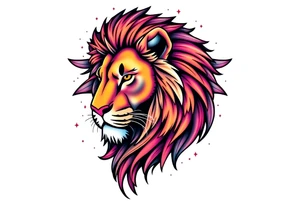 leon Galaxy power con calma tattoo idea