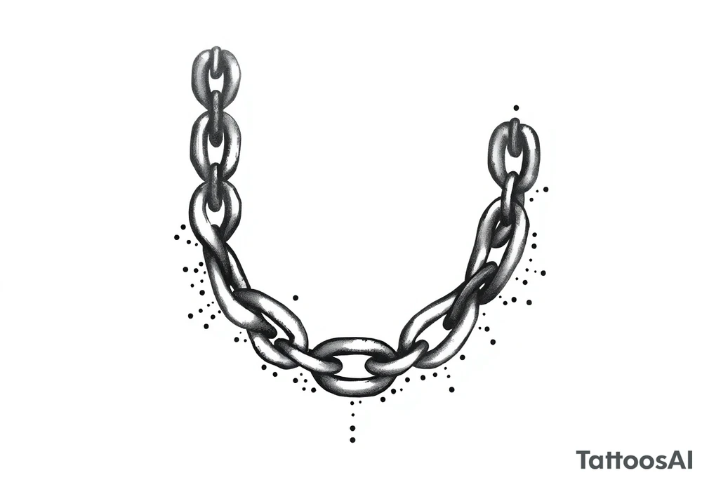 Chain tattoo idea