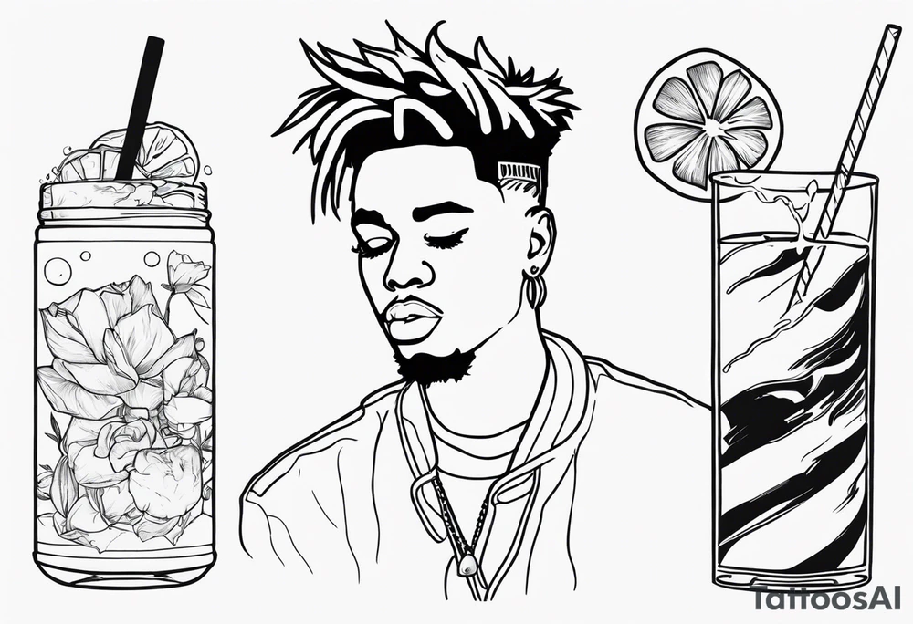 juice wrld no vanity tattoo idea