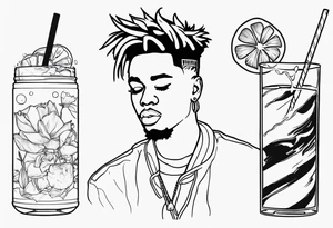 juice wrld no vanity tattoo idea