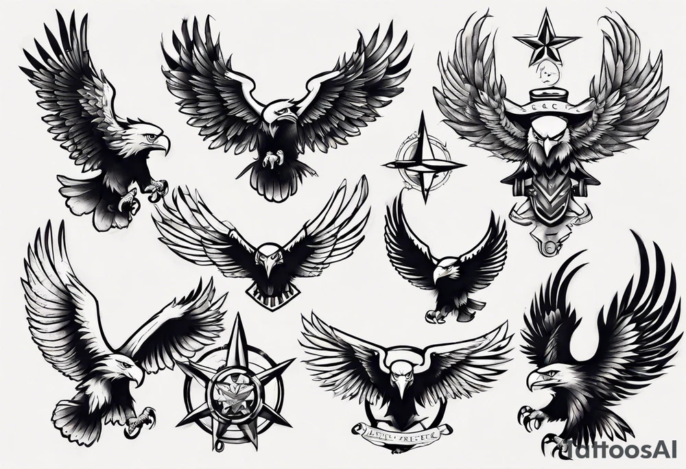 Eagle tattoo idea