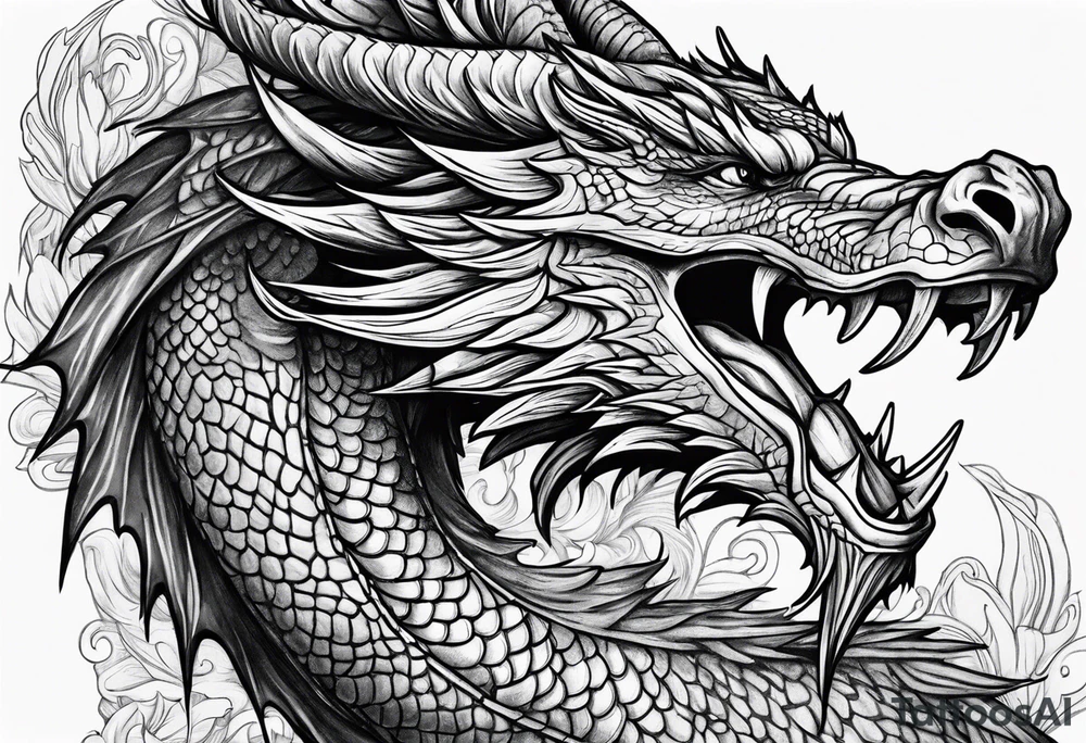 The dragon of Bosnia tattoo idea