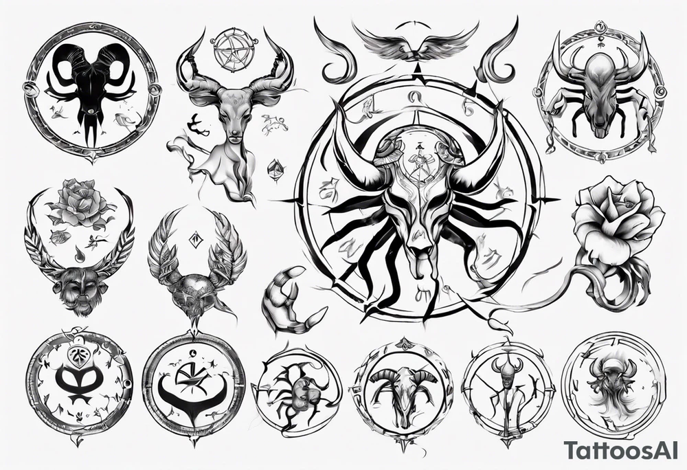 RKMSR, Punjab, cancer zodiac sign tattoo idea