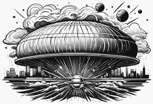 first atom bomb explosion tattoo idea