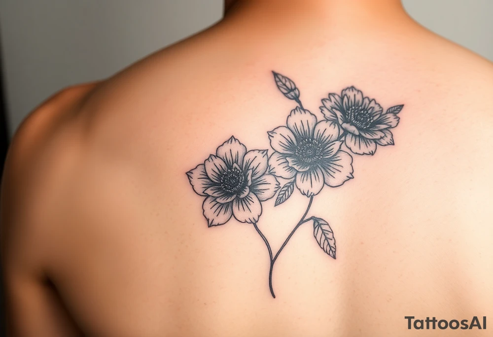 Flowers, sober tattoo idea