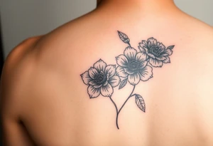 Flowers, sober tattoo idea