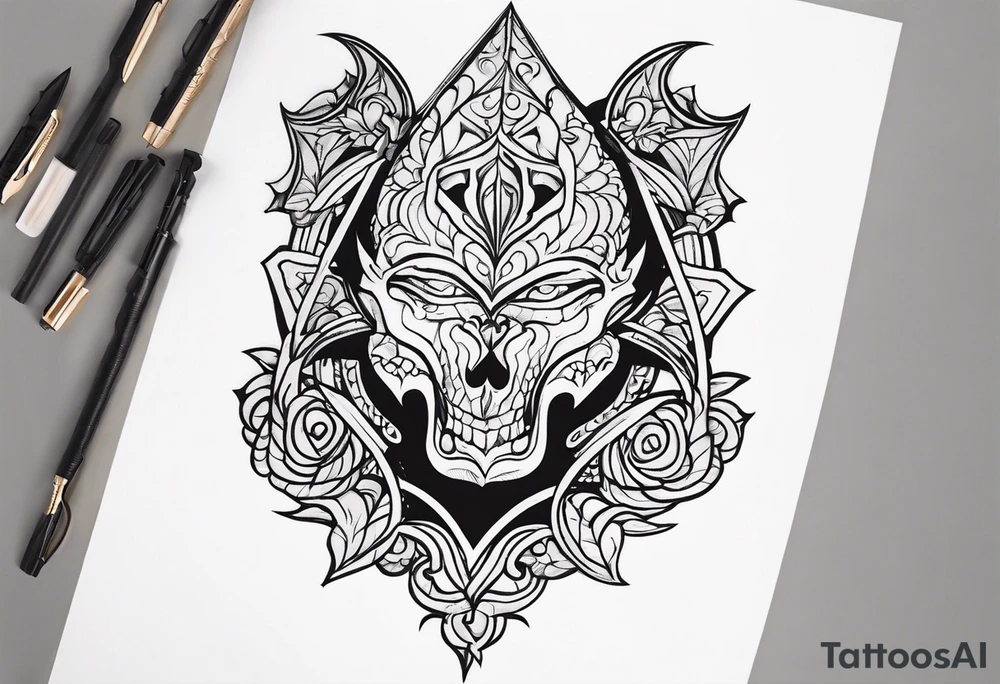 broken sword tattoo idea