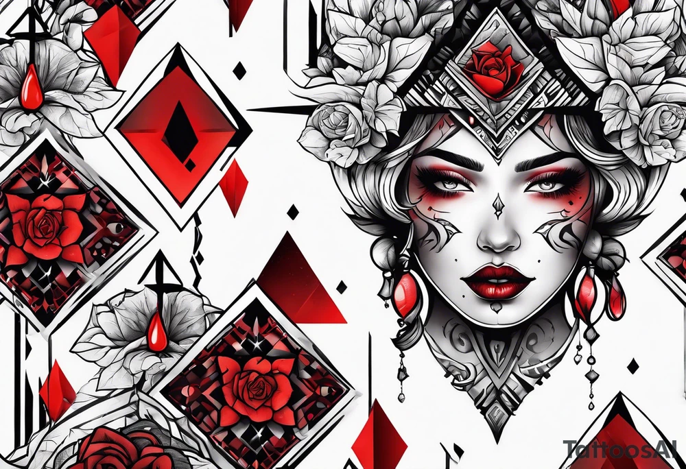 Fogo e sangue tattoo idea