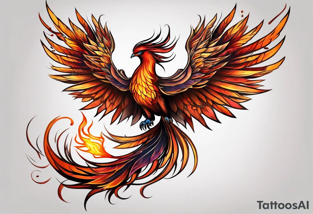 phoenix tattoo idea