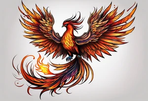 phoenix tattoo idea