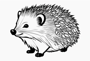 hedgehog with grenade tattoo idea