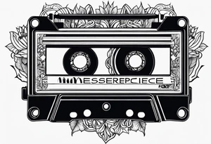cassette tape tattoo idea