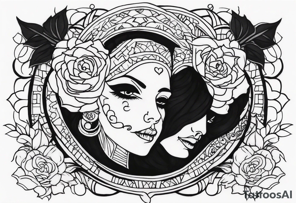 Dead parent dedication tattoo idea