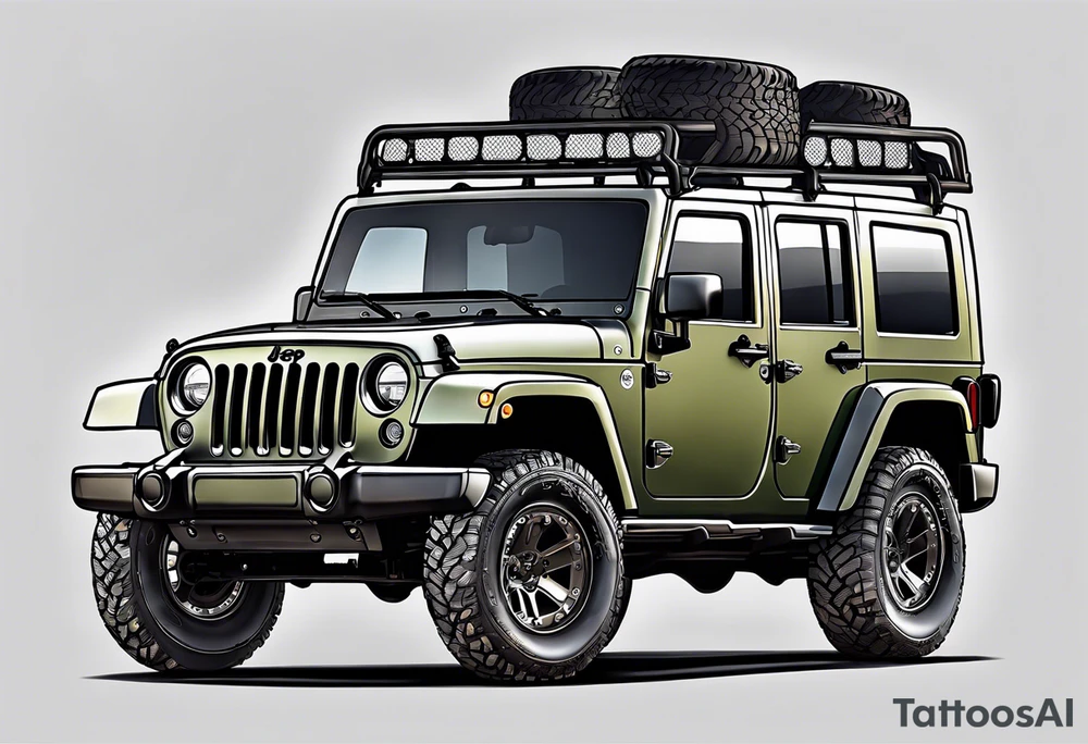 Jeep comander tattoo idea