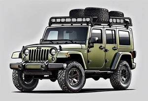 Jeep comander tattoo idea
